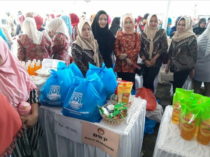 BADAN KESBANGPOL PROVINSI BANTEN TURUT BERPARTISIPASI DALAM BAZAR PASAR MURAH RAMADHAN 2019
