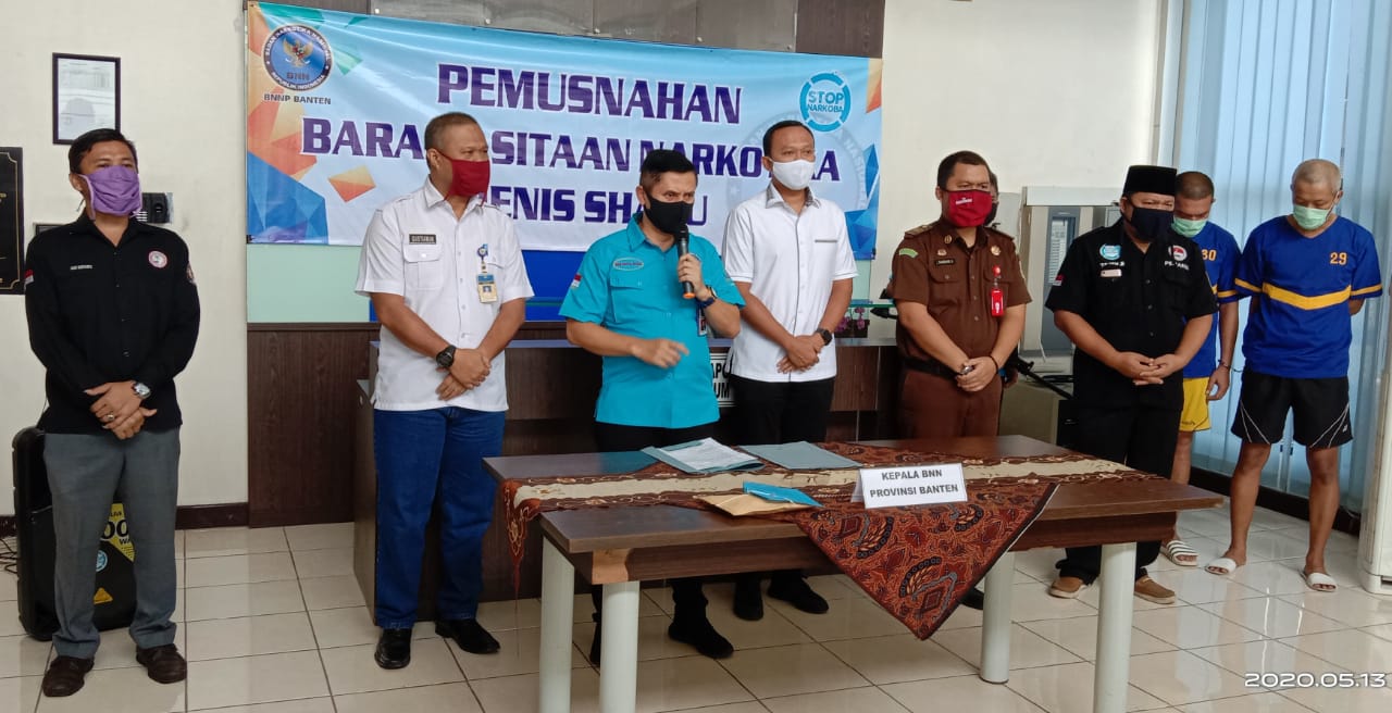 UNDANGAN PEMUSNAHAN NARKOTIKA DI GEDUNG BNN PROVINSI BANTEN