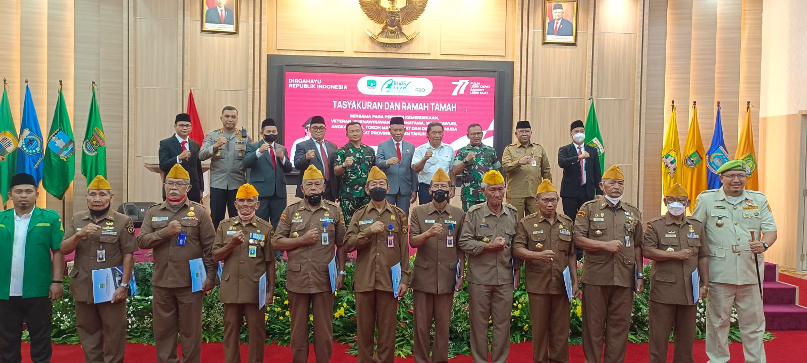 Tasykuran dan Ramah Tamah Bersama Para Perintis Kemerdekaan