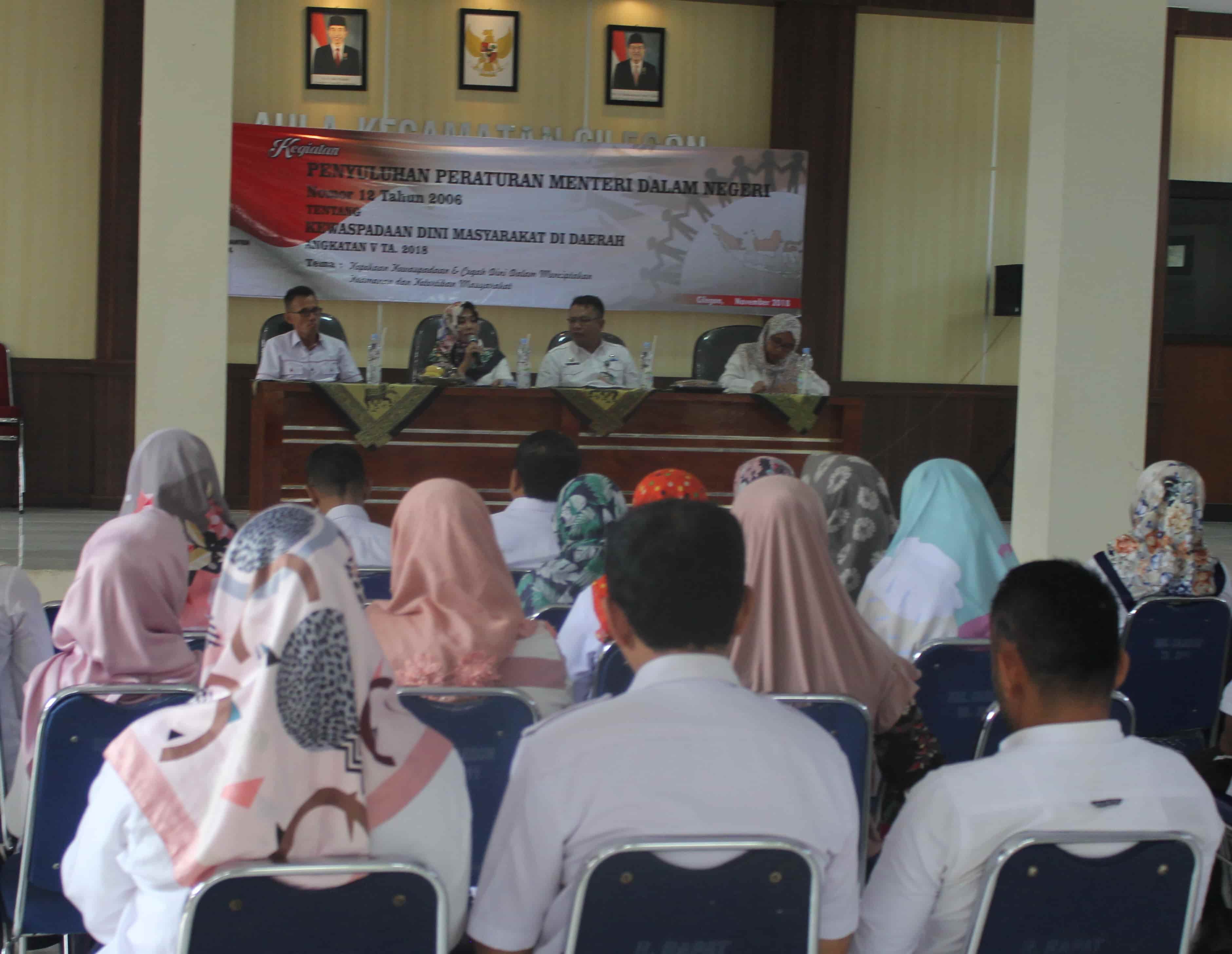 Penyuluhan Peraturan Menteri Dalam Negeri Nomor 12 Tahun 2006 tentang Kewaspadaan Dini Masyarakat Di Daerah Angkatan 5