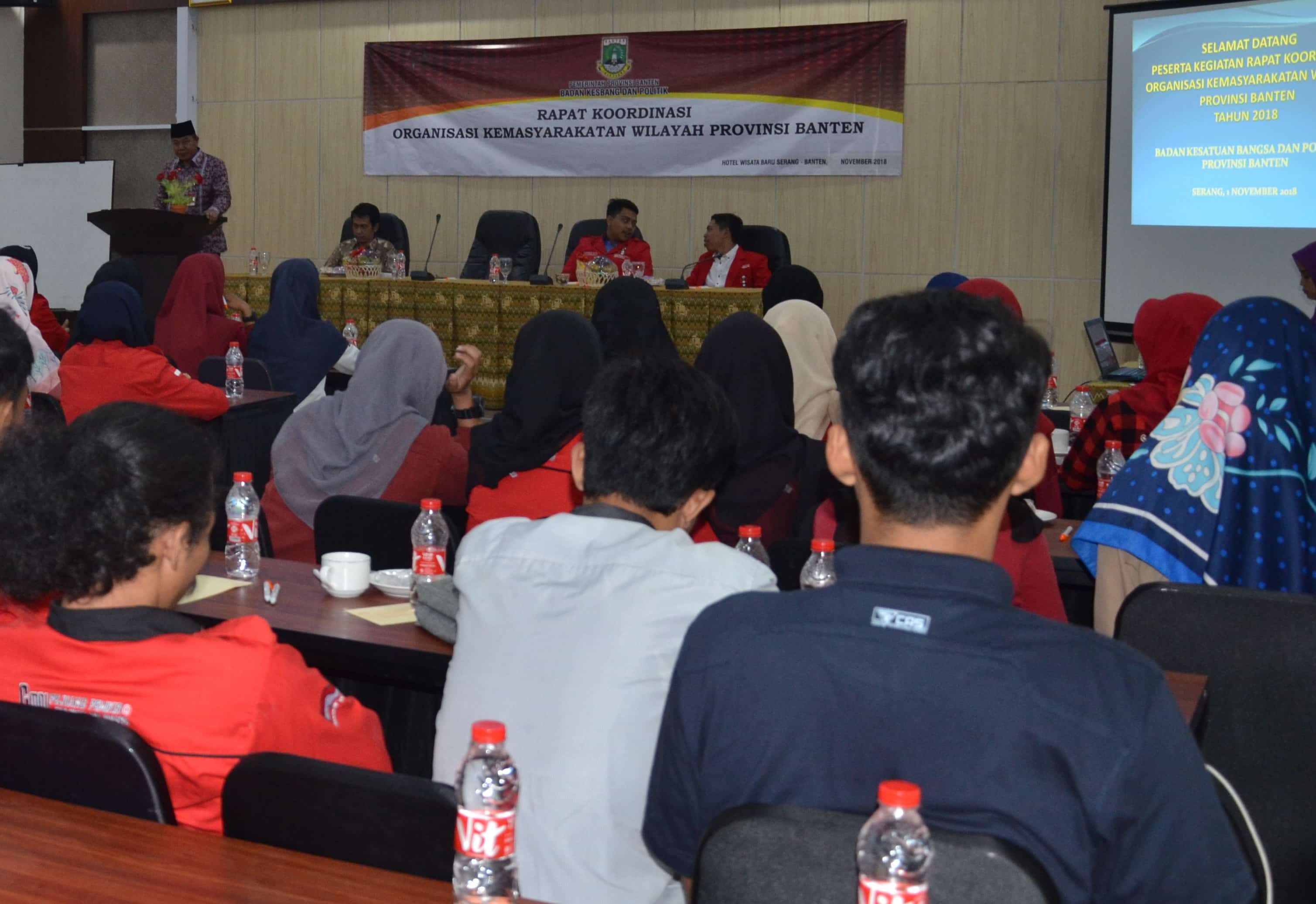 Rapat Koordinasi Organisasi Kemasyarakatan Wilayah Provinsi Banten