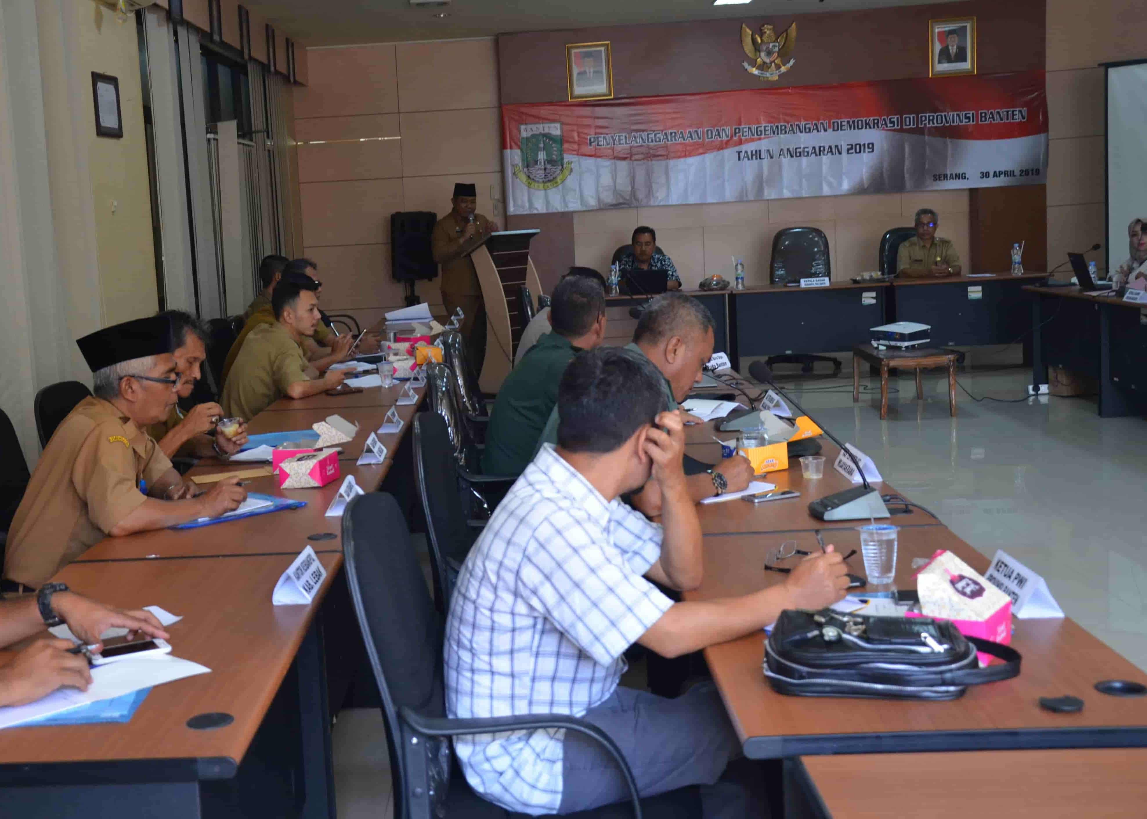 PENYELENGGARAAN DAN PENGEMBANGAN DEMOKRASI DI PROVINSI BANTEN TAHUN ANGGARAN 2019