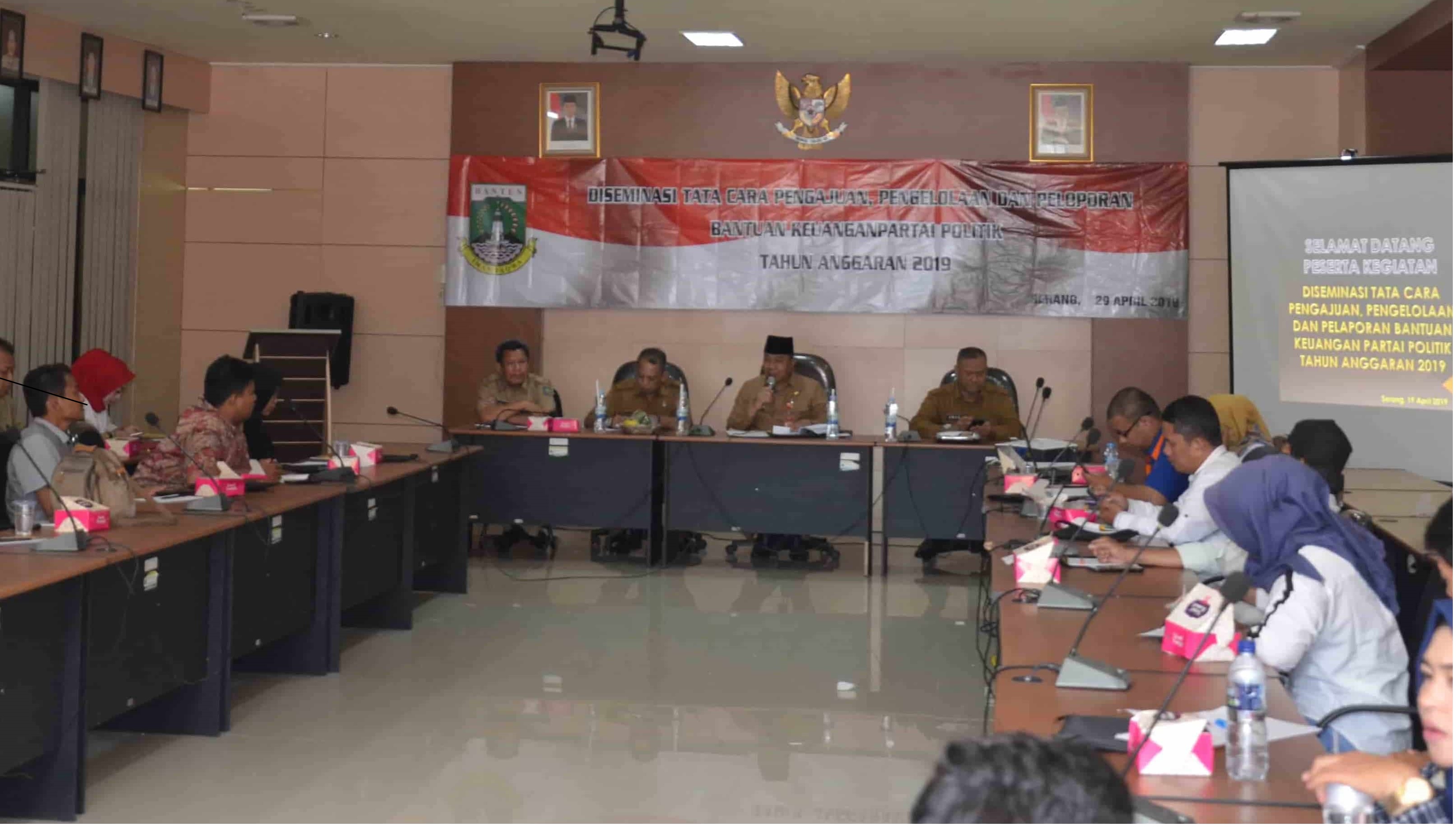 DISEMINASI TATA CARA PENGAJUAN, PENGELOLAAN DAN PELAPORAN BANTUAN KEUANGAN PARTAI POLITIK