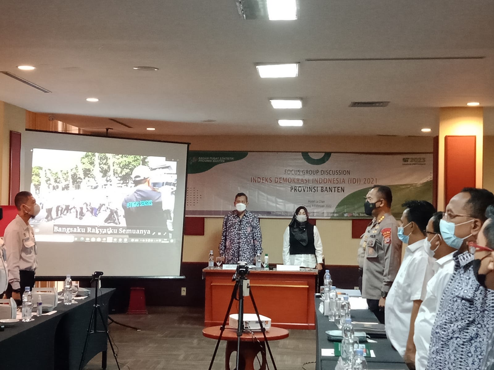 KEPALA BIDANG KEWASPADAAN NASIONAL MENGHADIRI UNDANGAN BPS PROVINSI BANTEN PADA KEGIATAN FGD IDI 2022