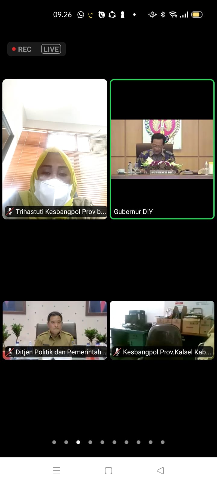 AGENDA VIRTUAL MEETING HARI PENEGAKAN KEDAULATAN NEGARA