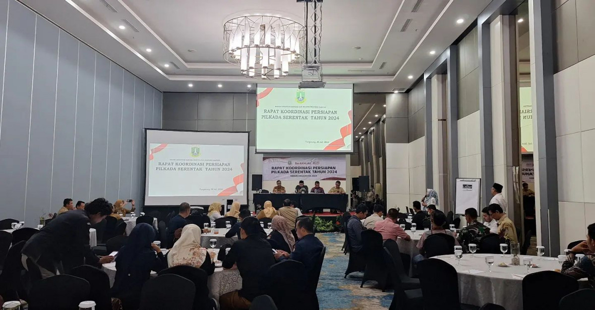 Rapat Koordinasi Persiapan Pilkada Serentak Tahun 2024 Di Wilayah Tangerang