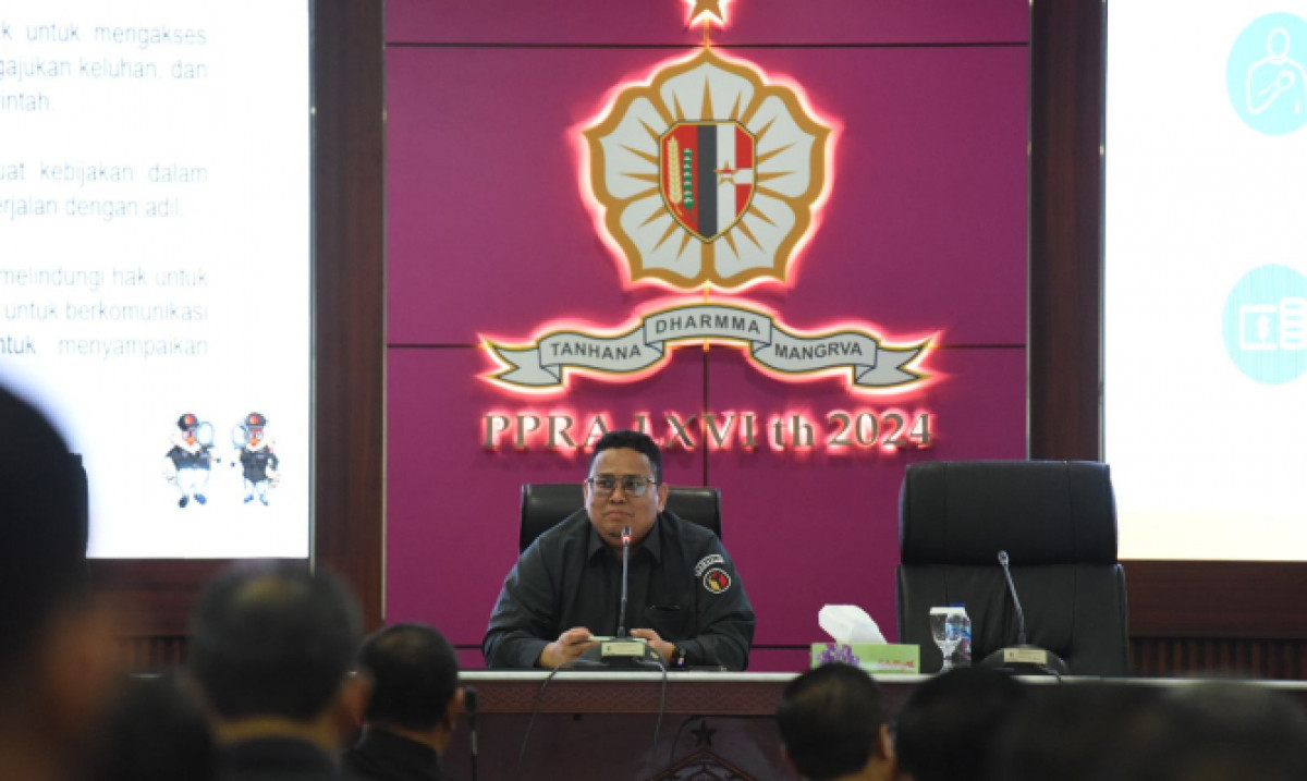 Beri Kuliah Calon Pimpinan Strategis Nasional, Bagja Paparkan Pentingnya Perlindungan Hak Politik