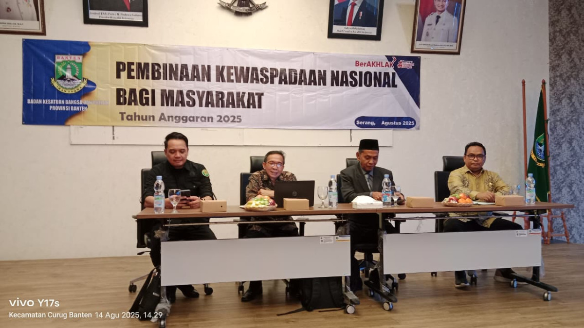 Badan Kesbangpol Provinsi Banten Gencar Melakukan Kegiatan Pembinaan Kewaspadaan Nasional bagi Masyarakat