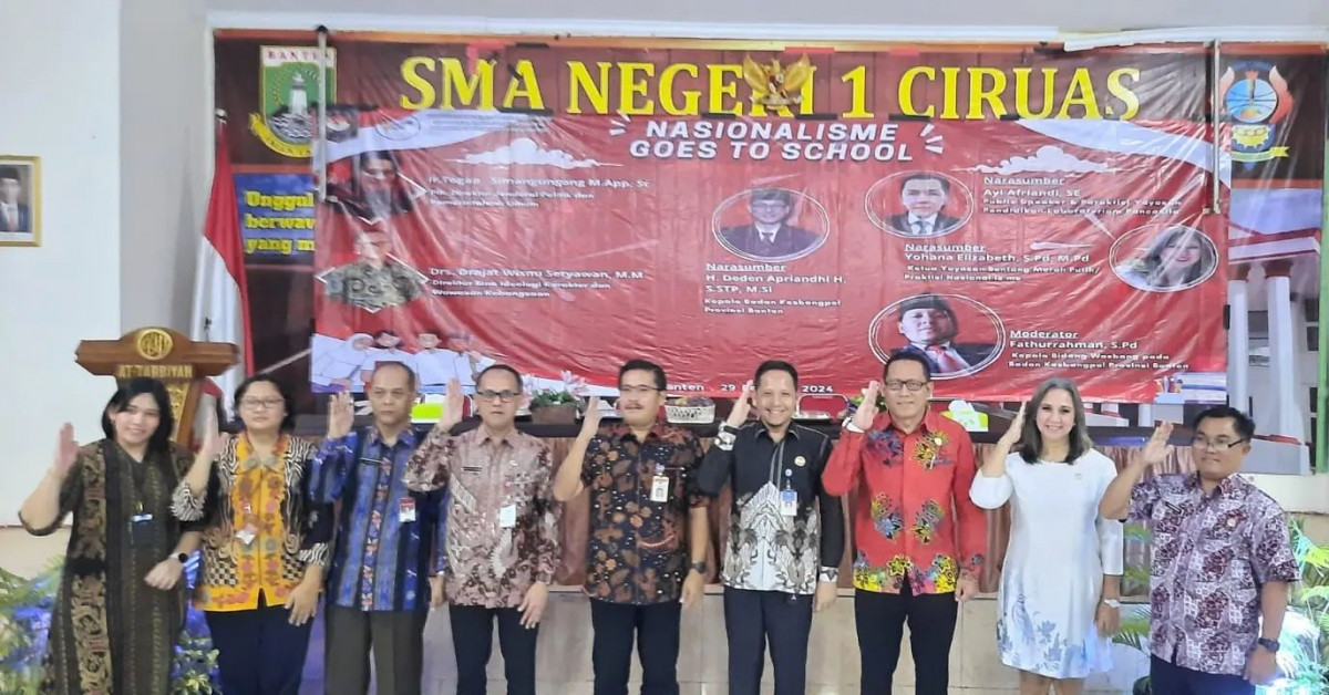 Kegiatan Nasionalisme Goes To School di Provinsi Banten