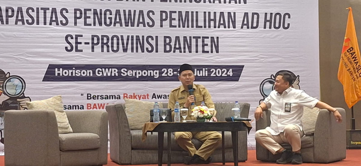 Orientasi dan Peningkatan Kapasitas Pengawas Pemilihan Adhoc se Provinsi Banten