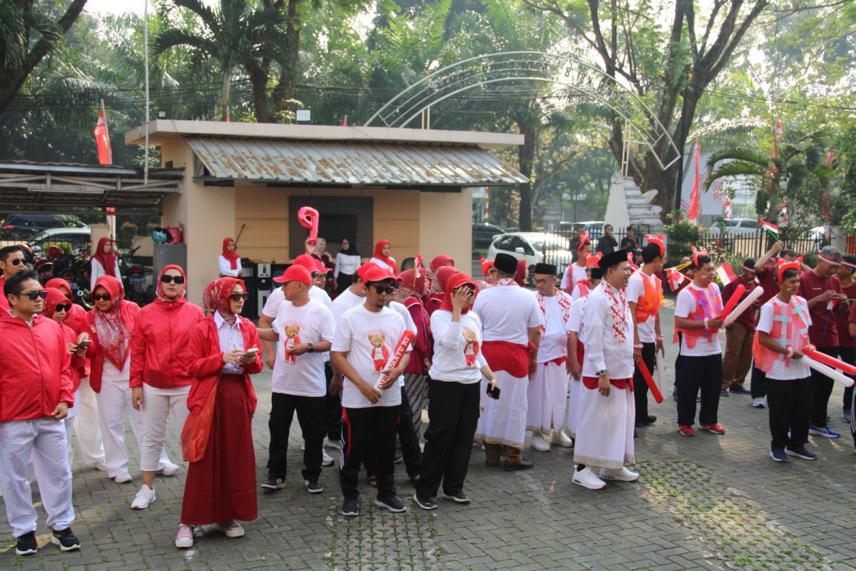 Kemeriahan Perayaan HUT RI 79 Di Badan Kesbangpol Banten