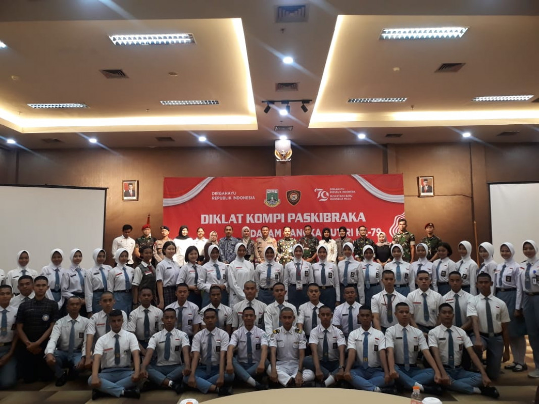 Pembukaan Diklat Kompi Calon Paskibraka Provinsi Banten Tahun 2024