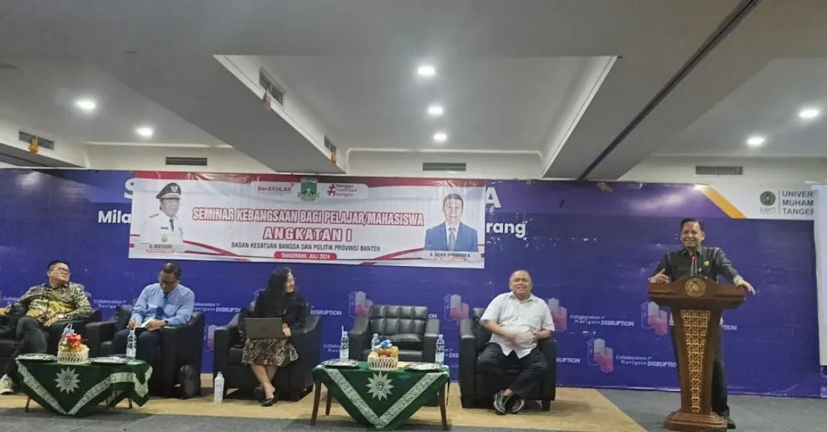 Seminar Kebangsaan bagi Pelajar/Mahasiswa di Universitas Muhammadiyah Tangerang