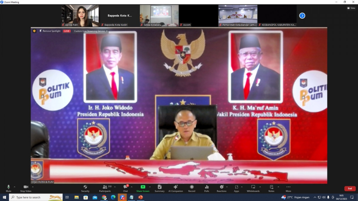 Ditjen Politik dan PUM Kemendagri Gelar Webinar: Penguatan Nilai-Nilai Sejarah Menyongsong Pemilu dan Pilkada 2024