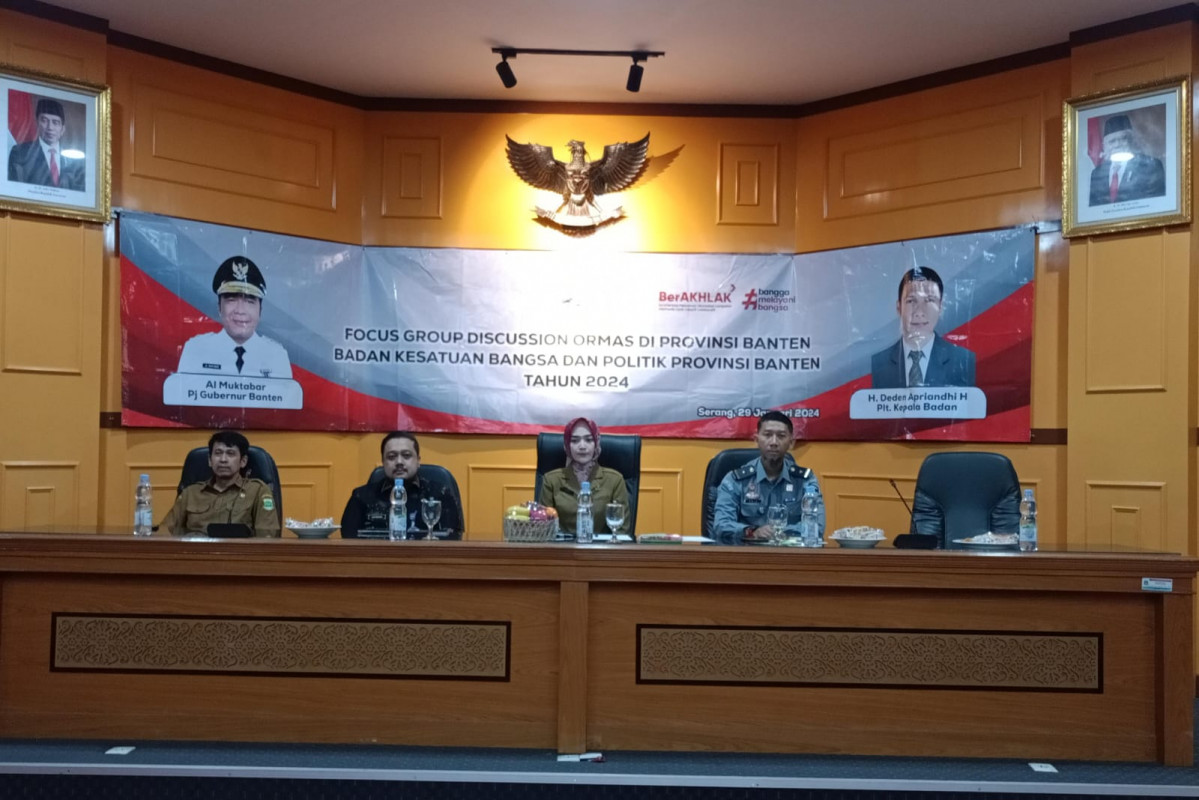 Kegiatan Focus Group Discussion (FGD) Ormas di Provinsi Banten