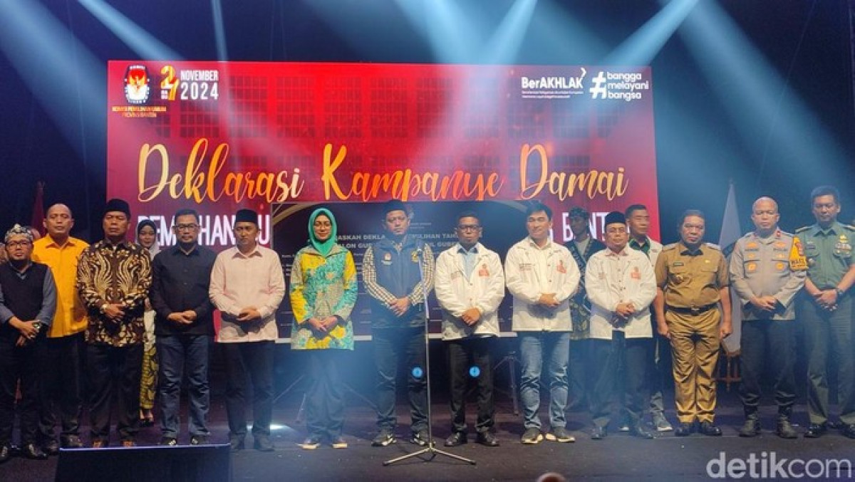 Deklarasi Kampanye Damai Pilkada Banten 2024