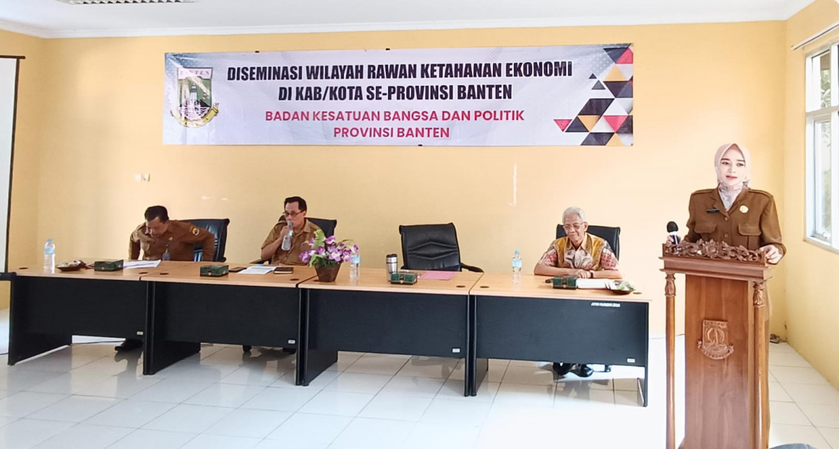 Diseminasi Wilayah Rawan Ketahanan Ekonomi di Provinsi Banten Tahun 2024