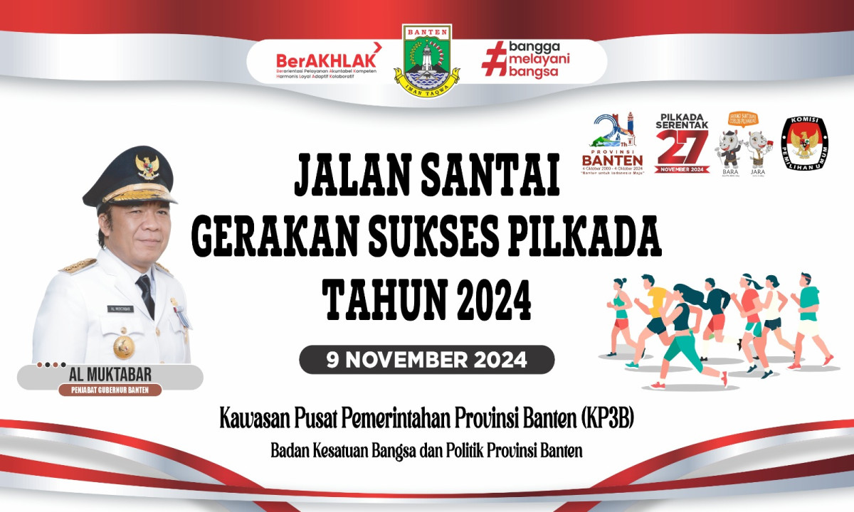 Jalan Santai Gerakan Sukses Pilkada Tahun 2024