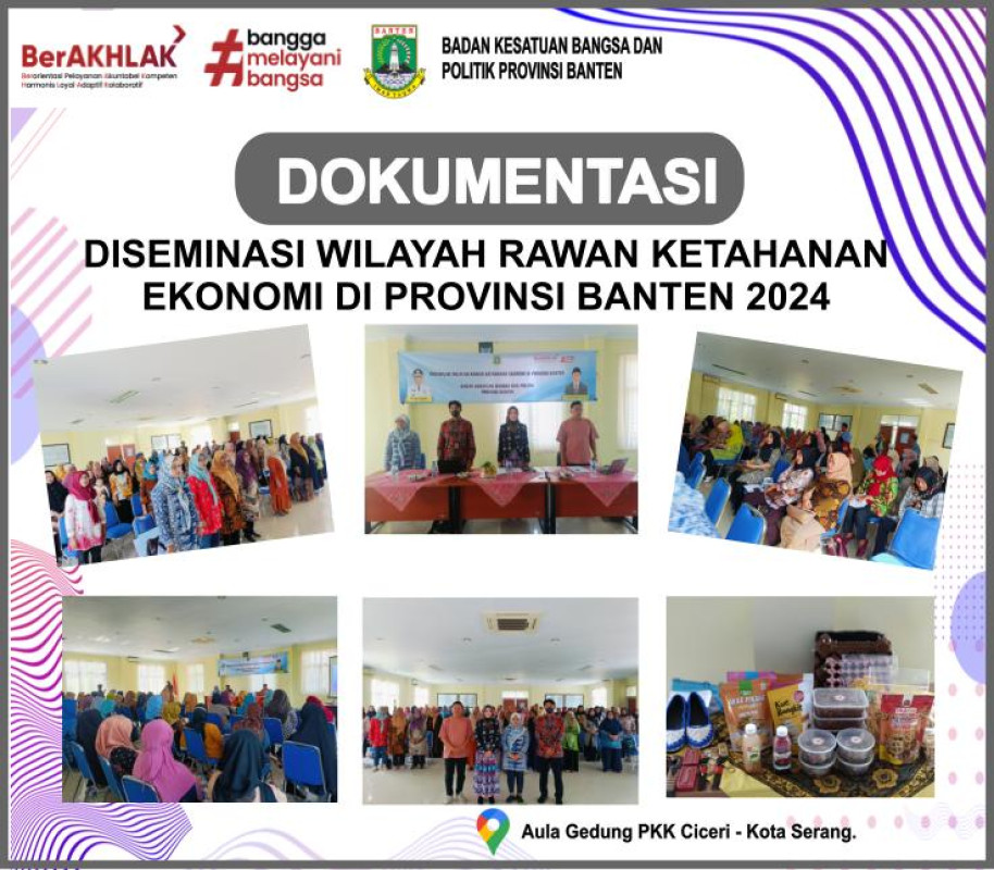 Diseminasi Wilayah Rawan Ketahanan Ekonomi di Wilayah Kota Serang