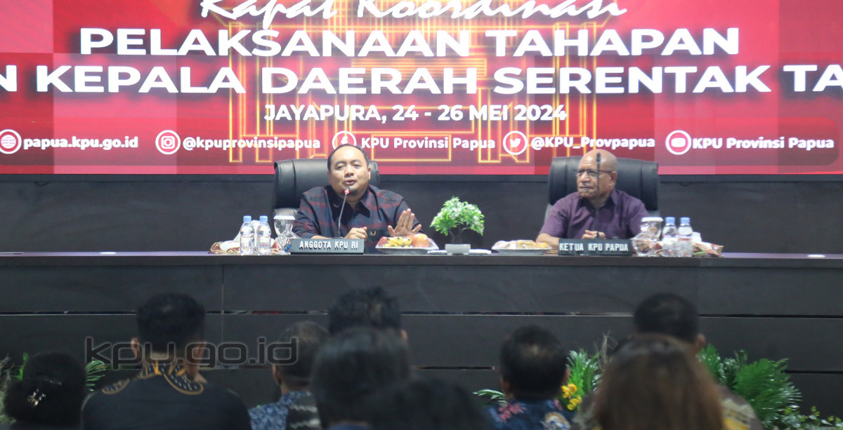 Rapat Koordinasi Pelaksanaan Tahapan Pemilihan Kepala Daerah Tahun 2024