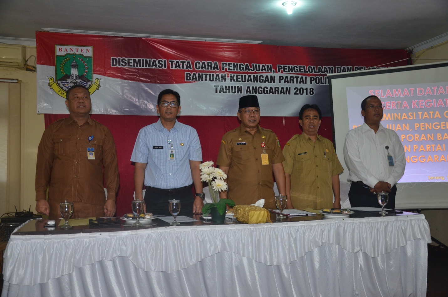 Diseminasi Tata Cara Pengajuan, Pengelolaan dan Pelaporan Bantuan Keuangan Partai Politik Tahun Anggaran 2018